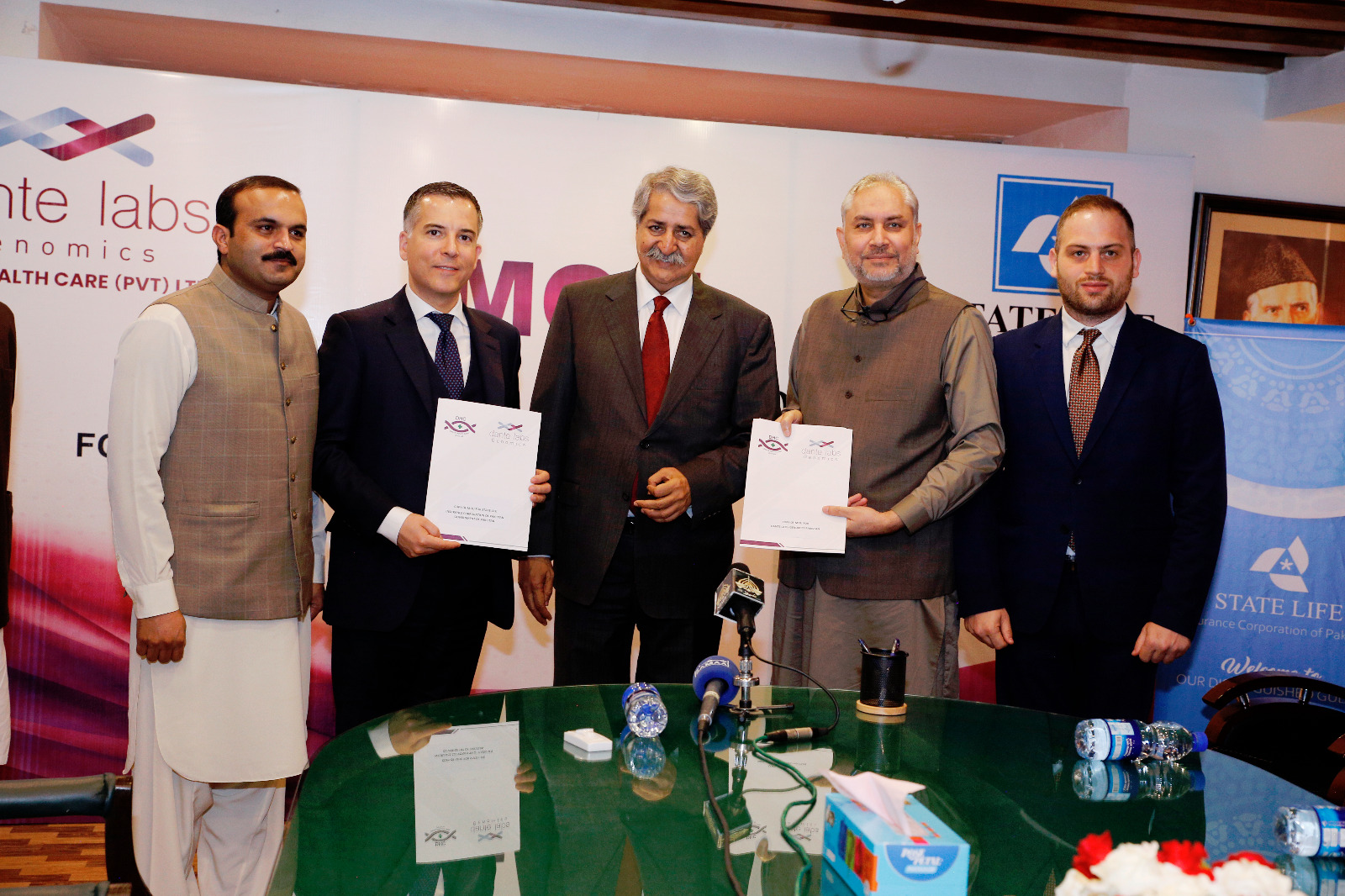 State Life signs MoU with Dante Labs Genomics Pakistan, a global leader in genomics and precision medicine, to provide data-driven and genomics-based solutions