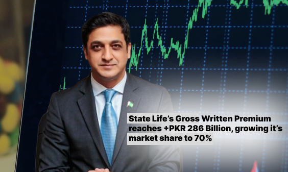 State Life Gross Written Premium reaches +PKR 286 Billion, growing it’s market share to 70%